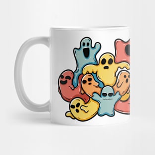 Ghost boo doodle art Mug